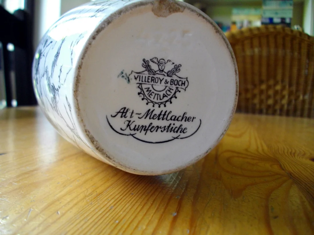 Villeroy &amp; Boch, Vase &quot;Alt Mettlacher Kupferstiche&quot;