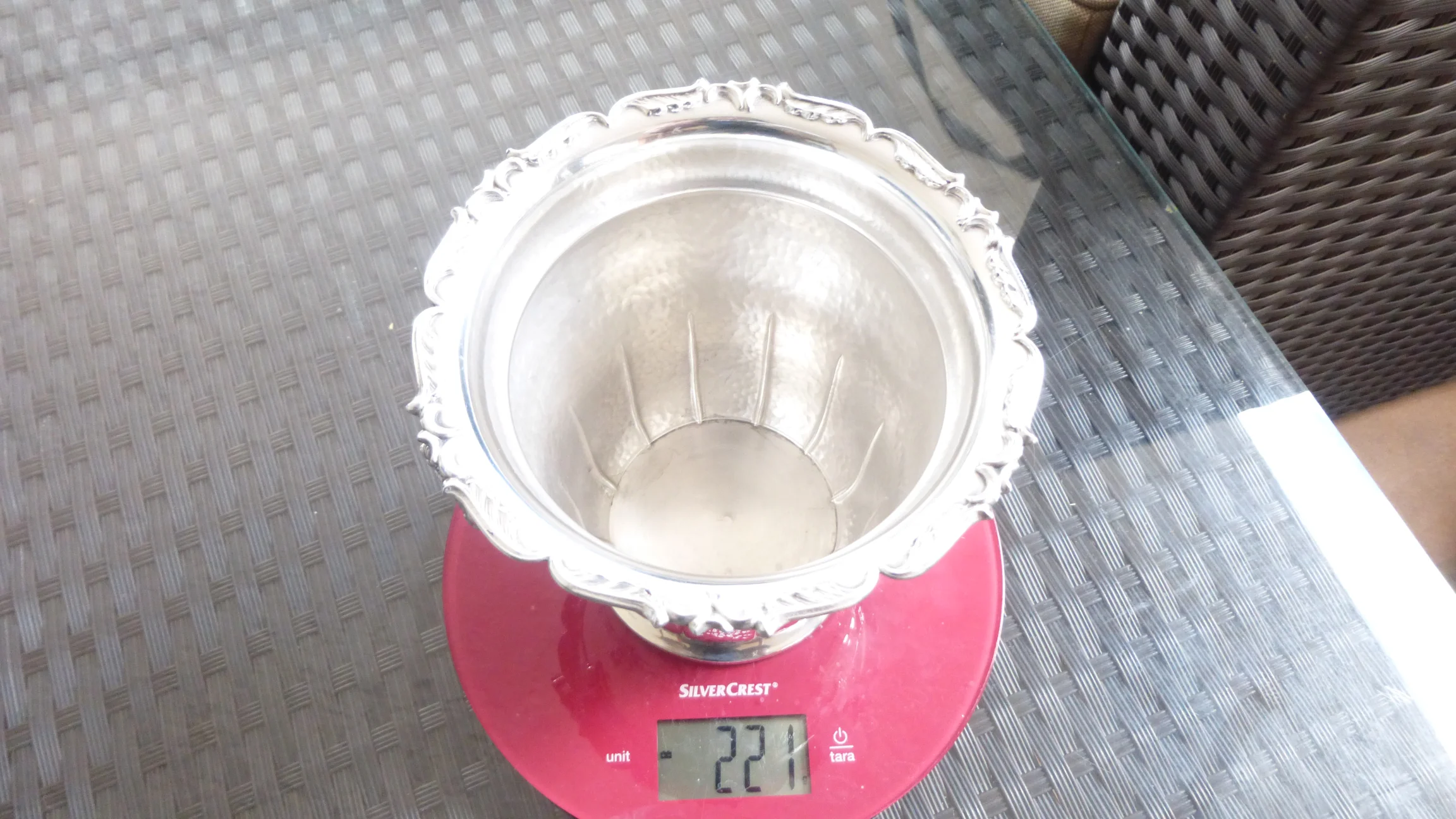 Gewicht ca. 221 g 915er Silber