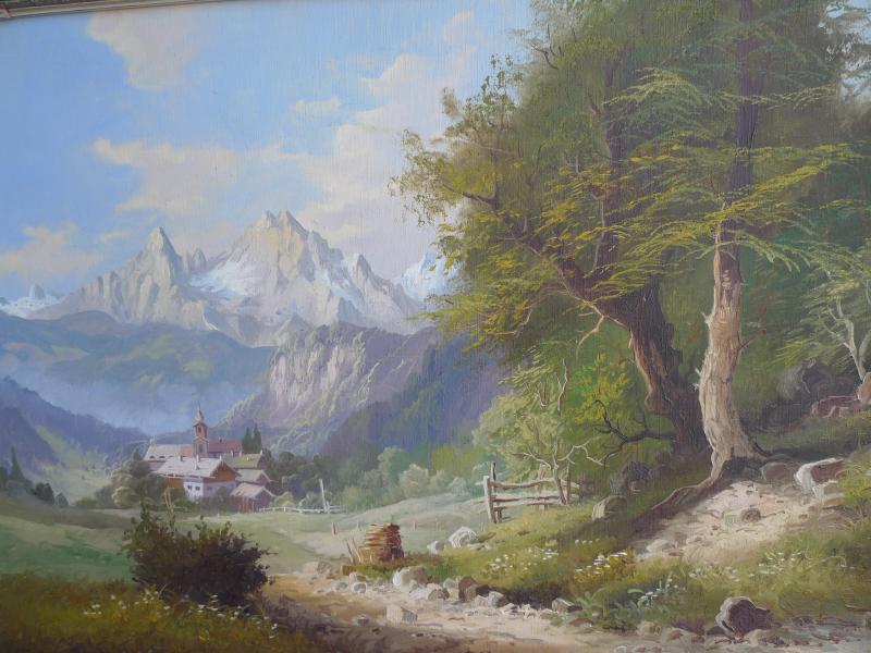 Gemälde mit Signatur Vorderseite