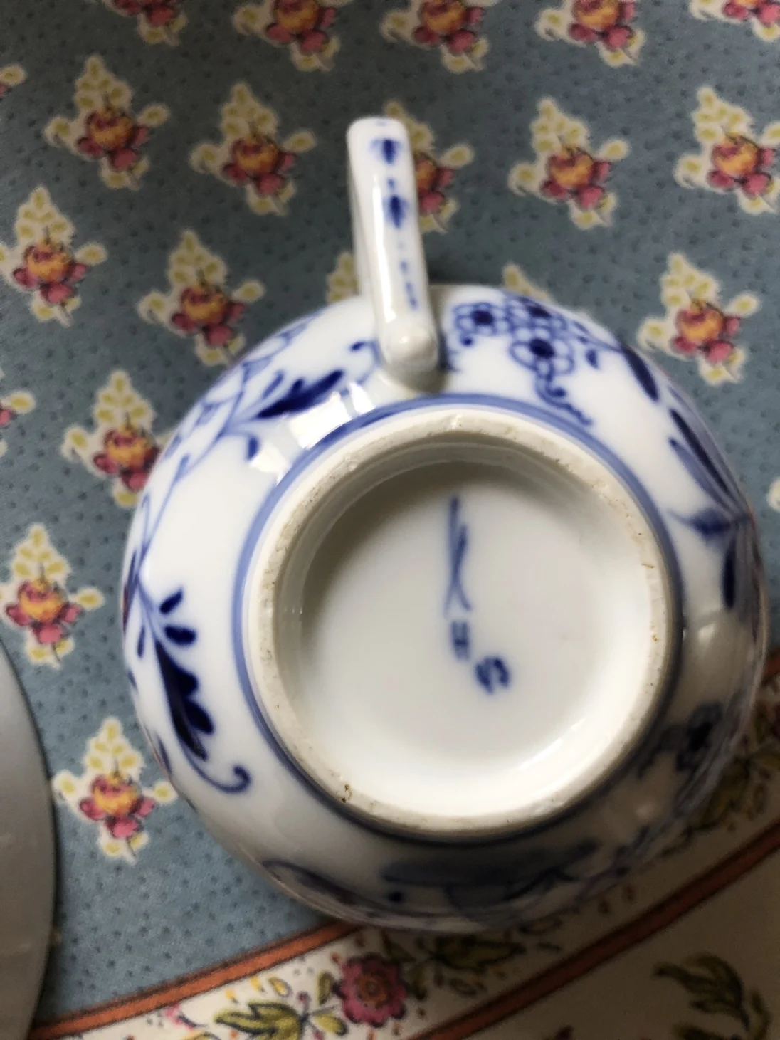 Dies ist die Markierung auf der Tasse