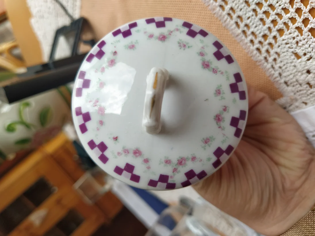 Deckel Zuckerdose von oben