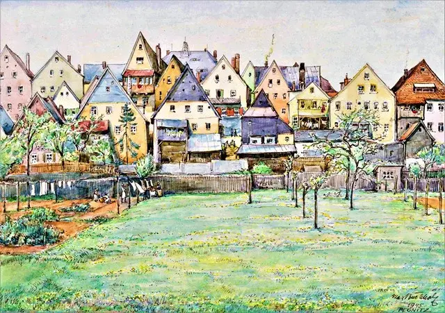 Das Bild zur Originalsignatur von Max Buchholz. Es befindet sich im aktuellen Besitz des Stadtarchiv Pegnitz. Link: https://www.pegnitz.de/rathaus-und-politik/verwaltung-1/verwaltung/geschaeftsleitung/archiv.html