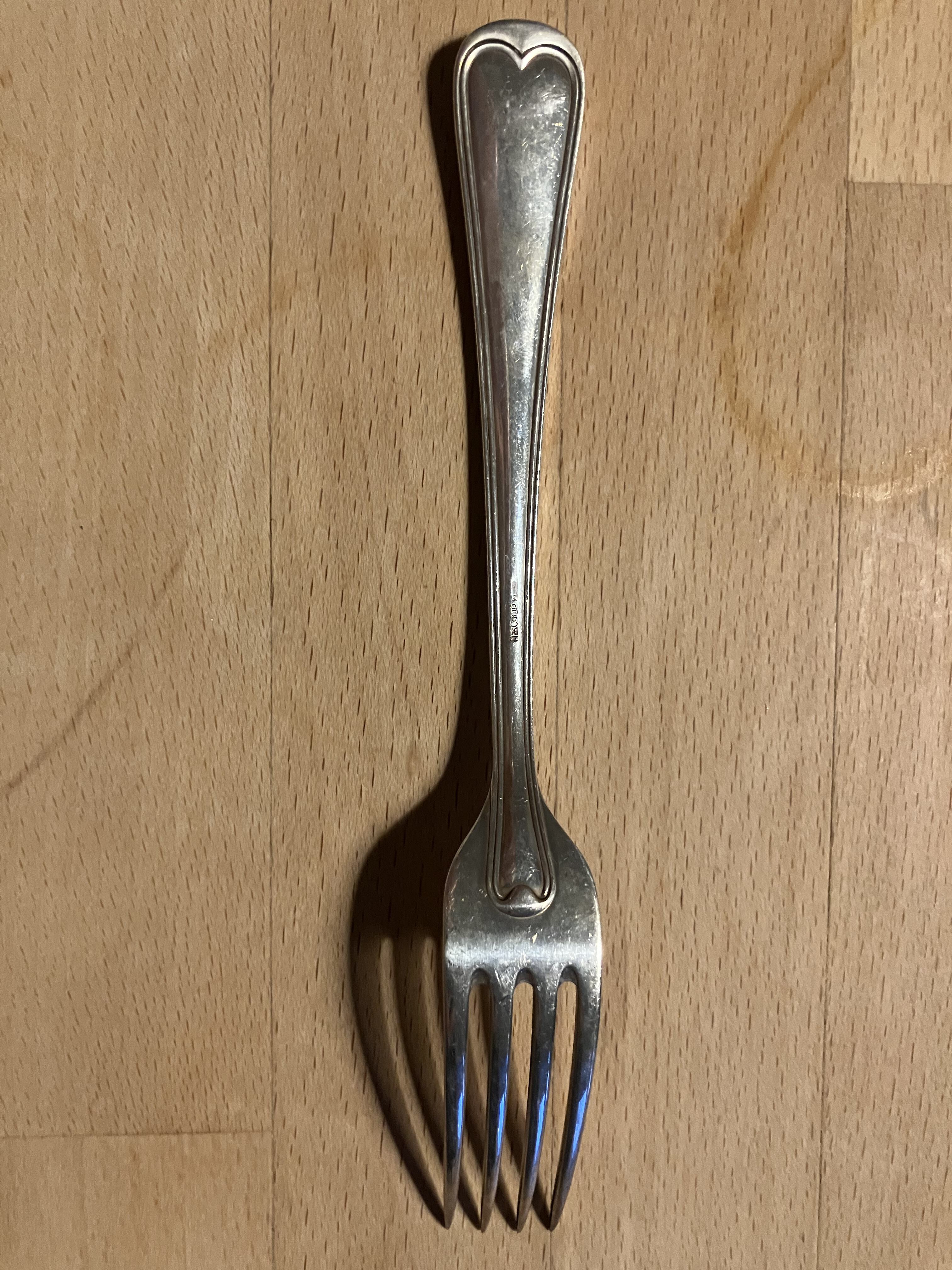 Gabel hinten