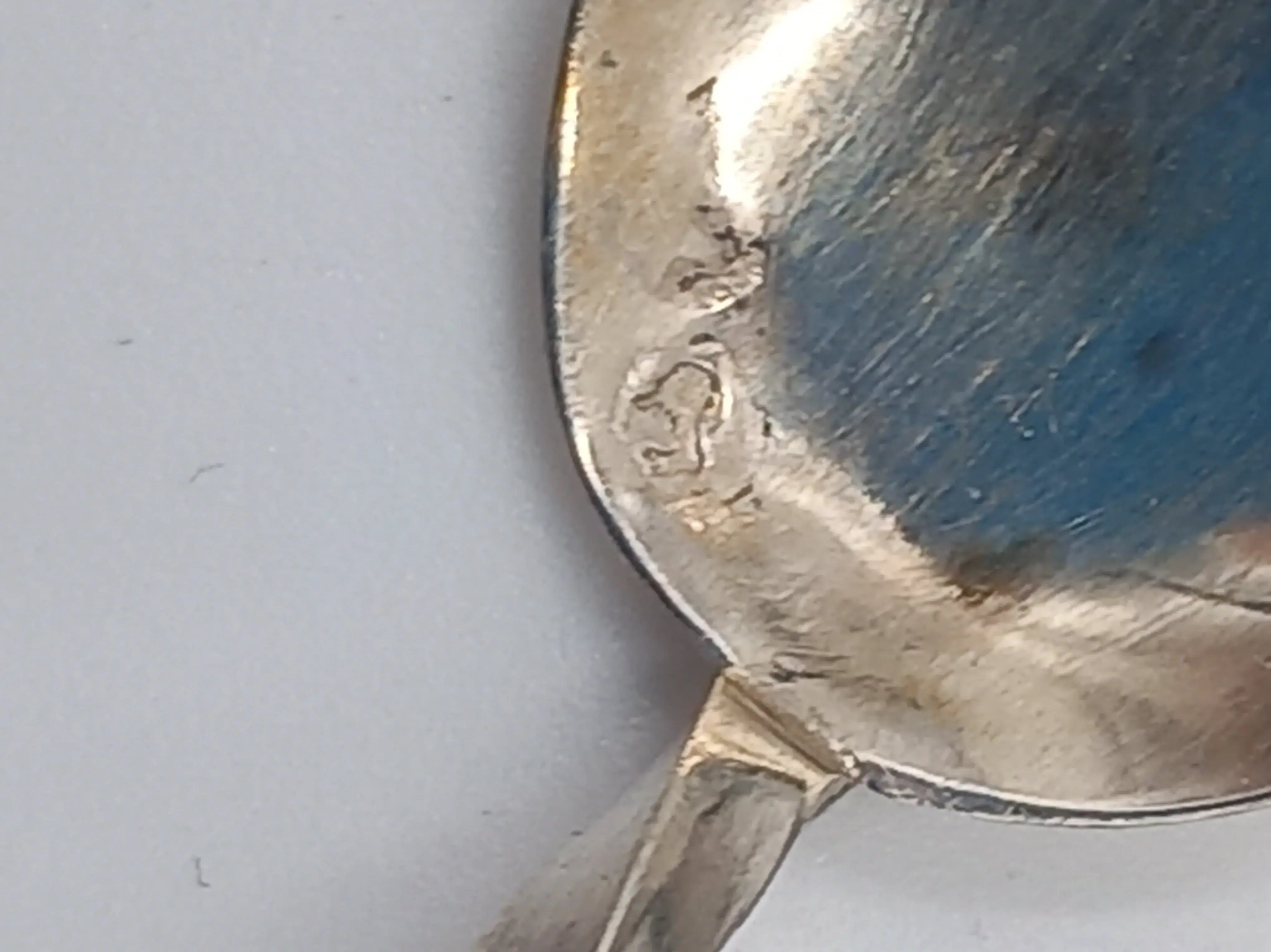 Punze Büffel in der Laffe