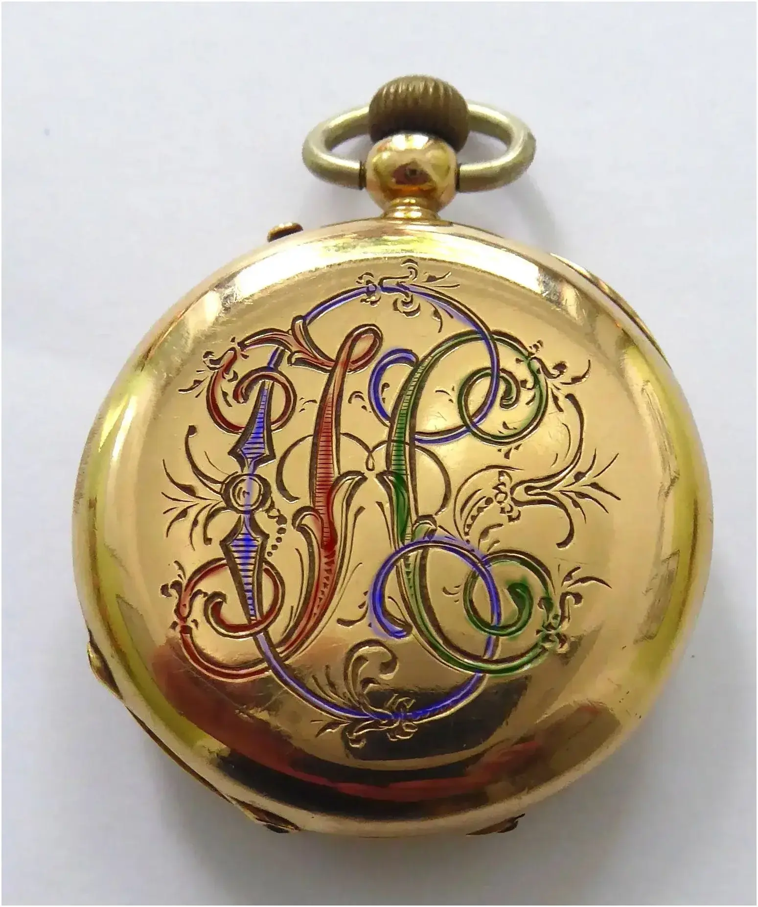 UHREN Taschenuhr 18K B&P Monogramm.webp