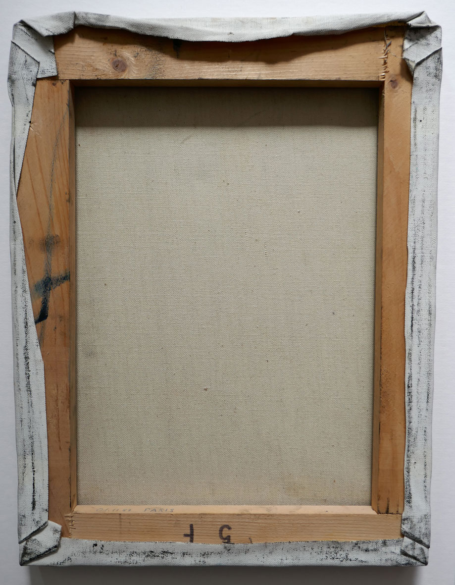 Die Leinwand von hinten