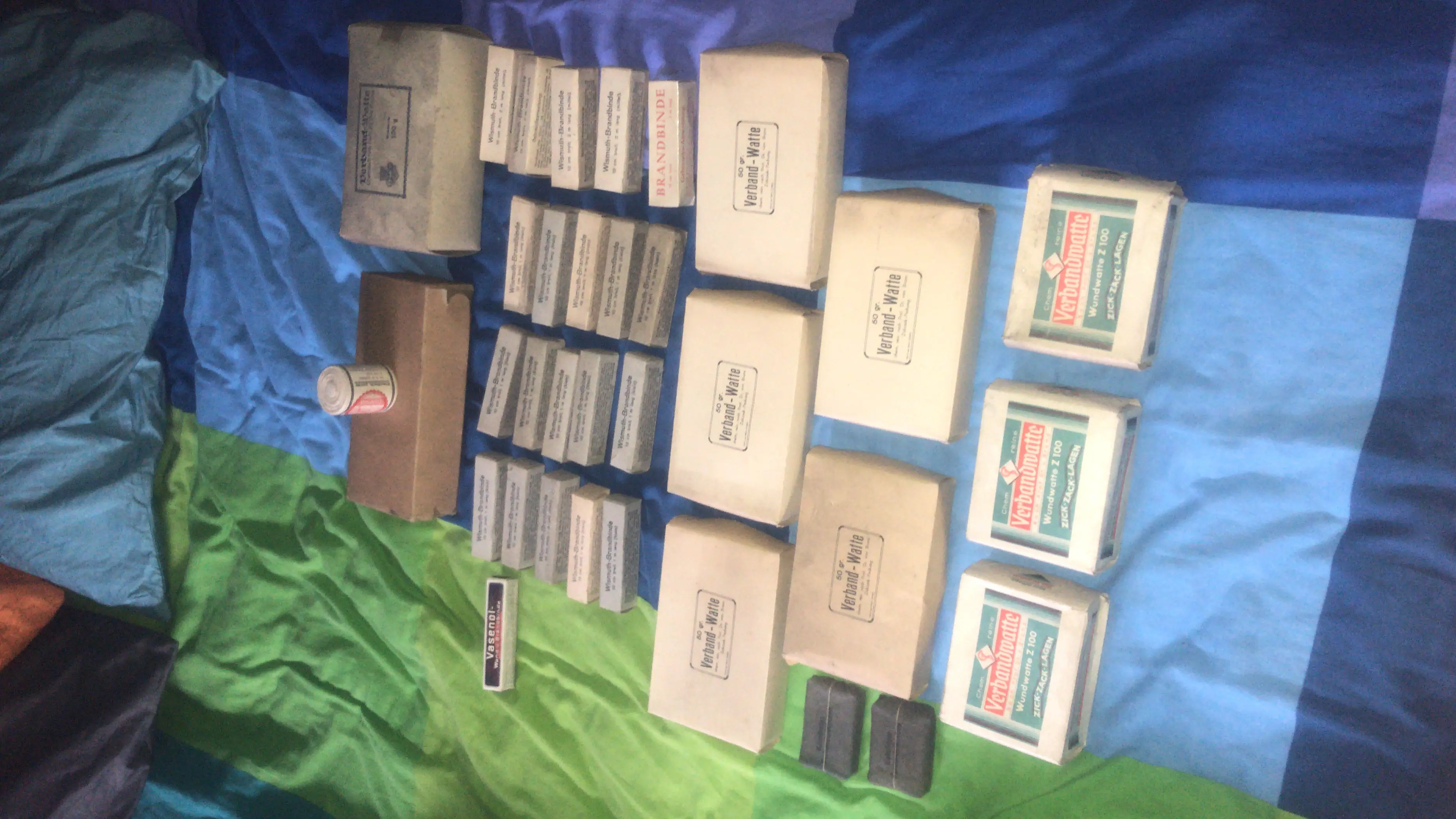 verschiedenste Mullbinden