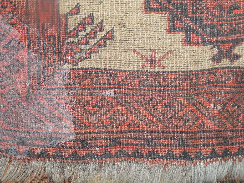 Teppich orange ca 150x87 cm