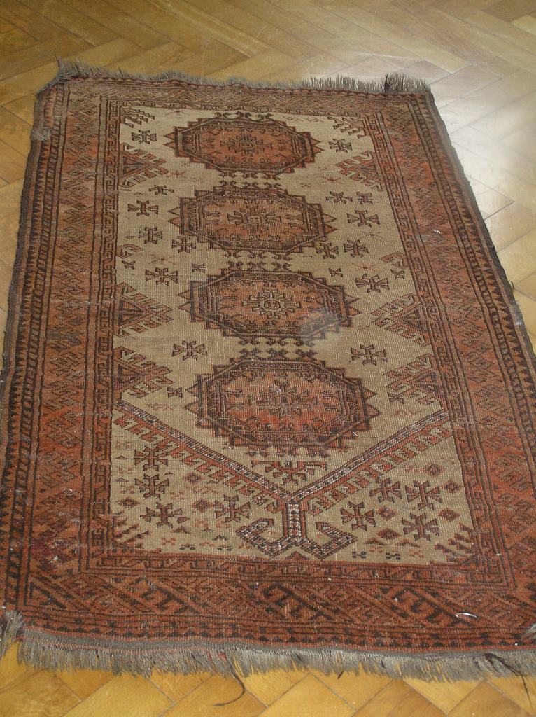 Teppich orange ca 150x87 cm