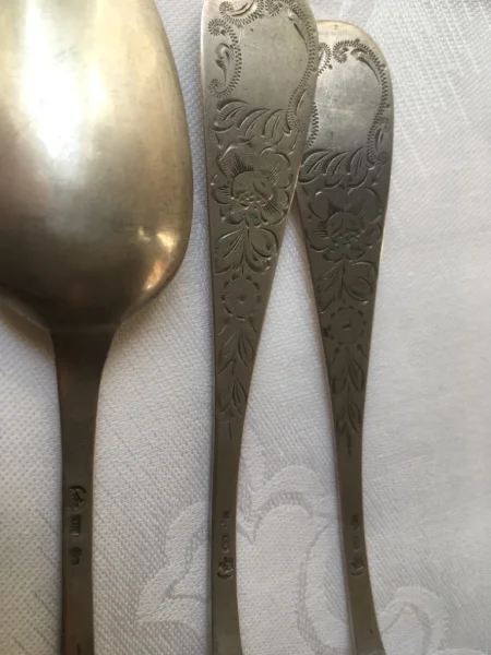 4-er Set Dessertlöffel