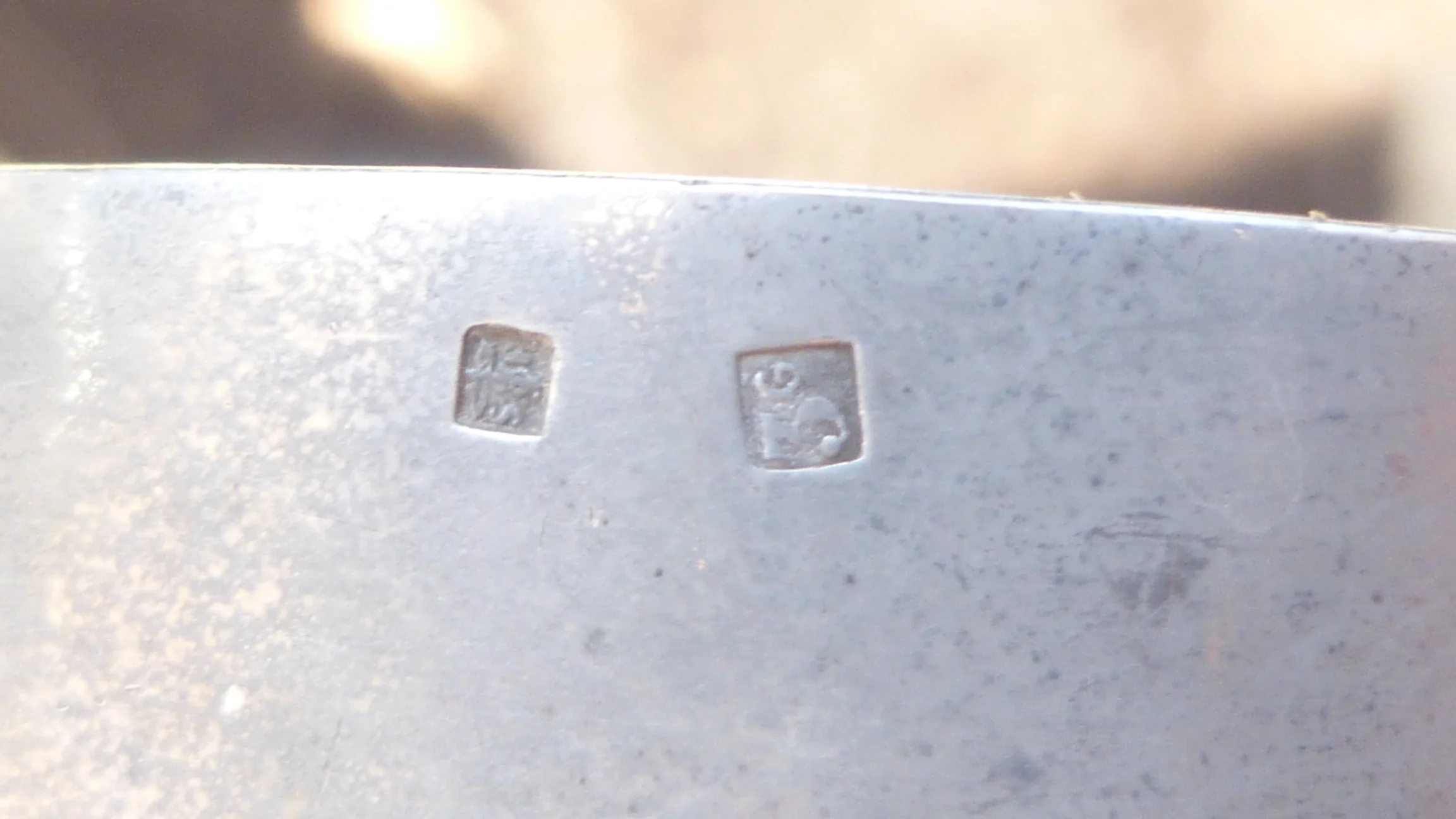 Silberstempel &quot;S P&quot; dazwischen Adler mit Krone