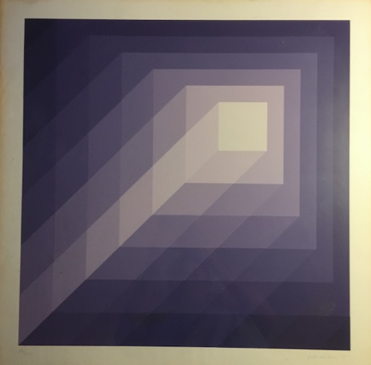 Lithographie Licht Cube