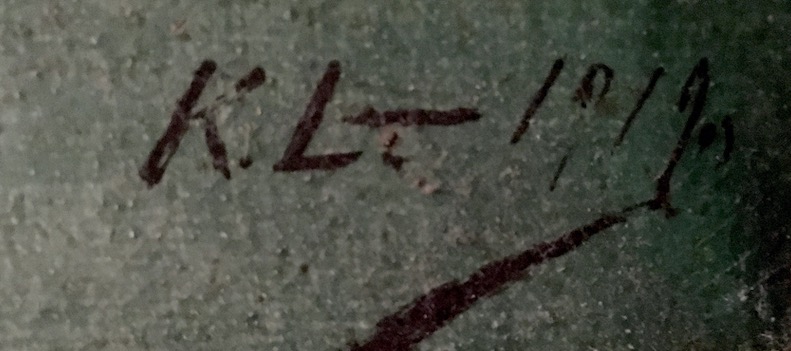 1919 Oil auf Leinwand