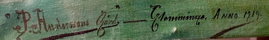 1919 Oil auf Leinwand