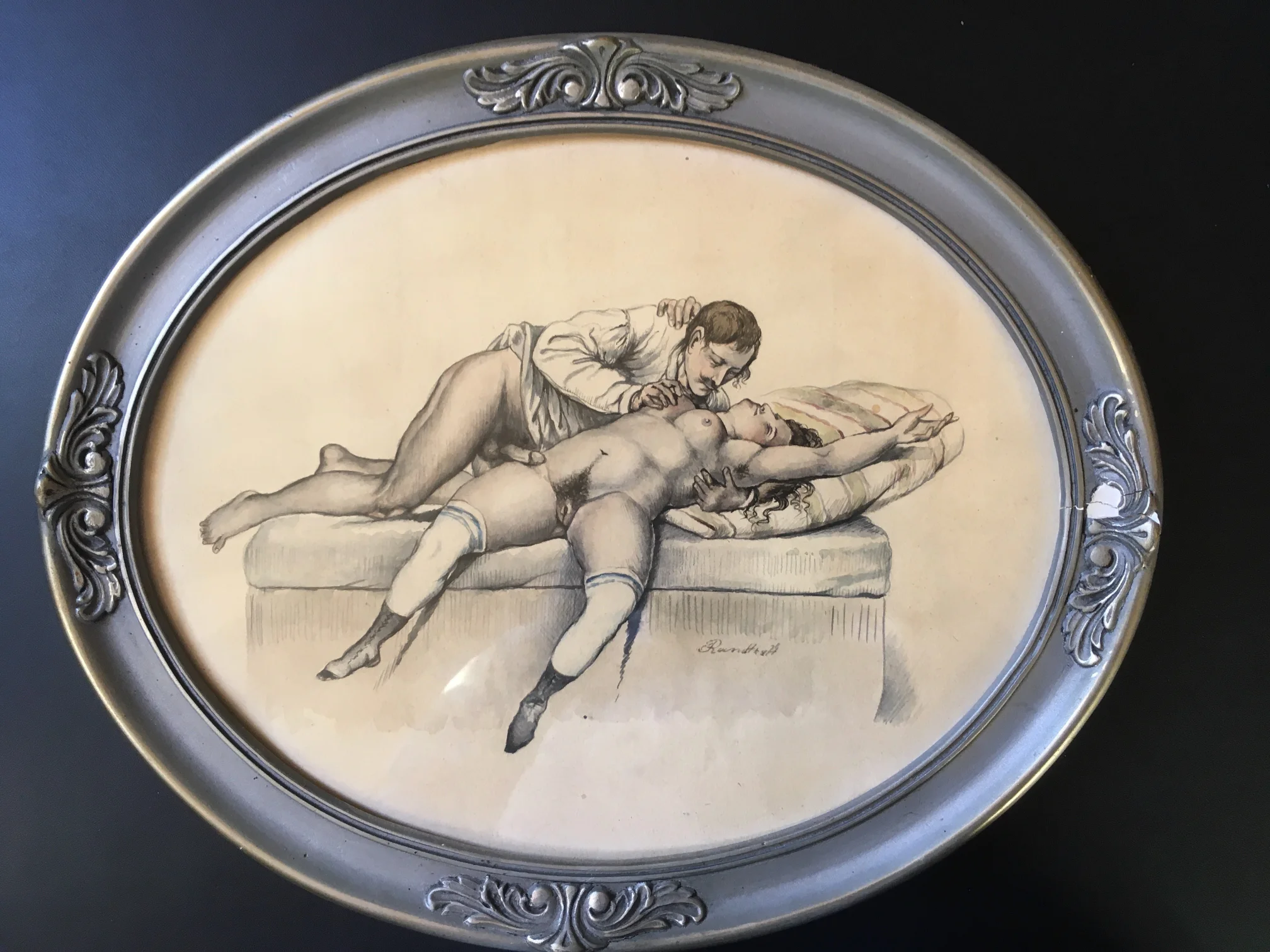 Erotische Aquarelle ca 1930