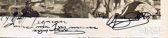 Foto signier vom Künstler