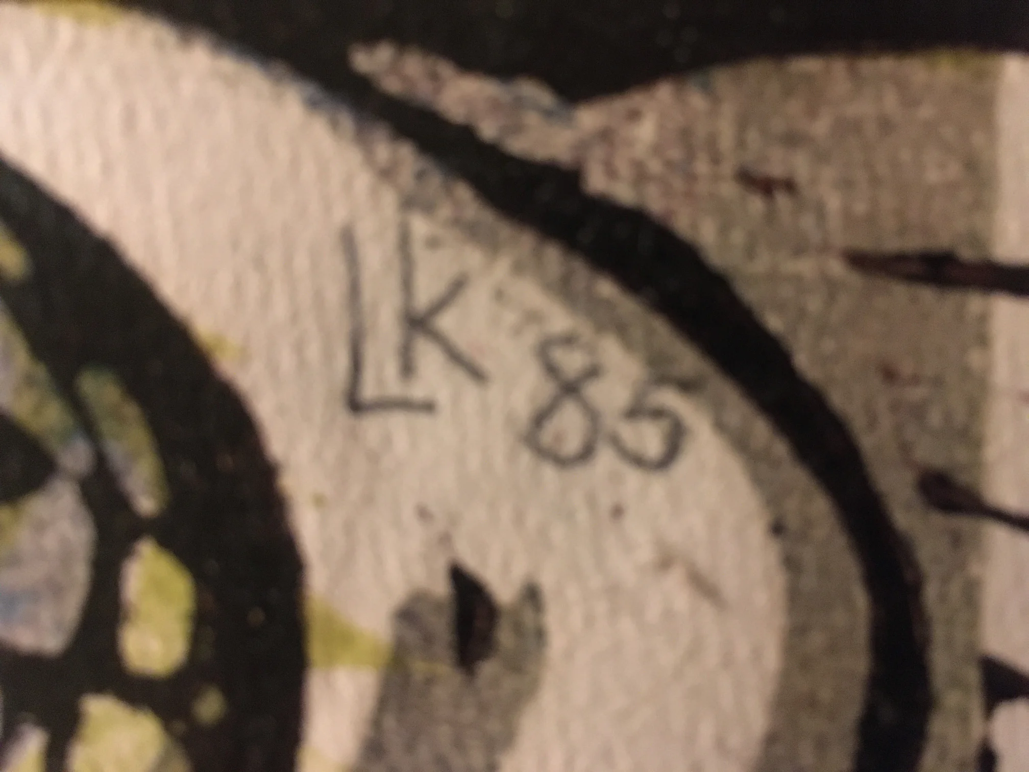 Landschaft Ölfarbendruck