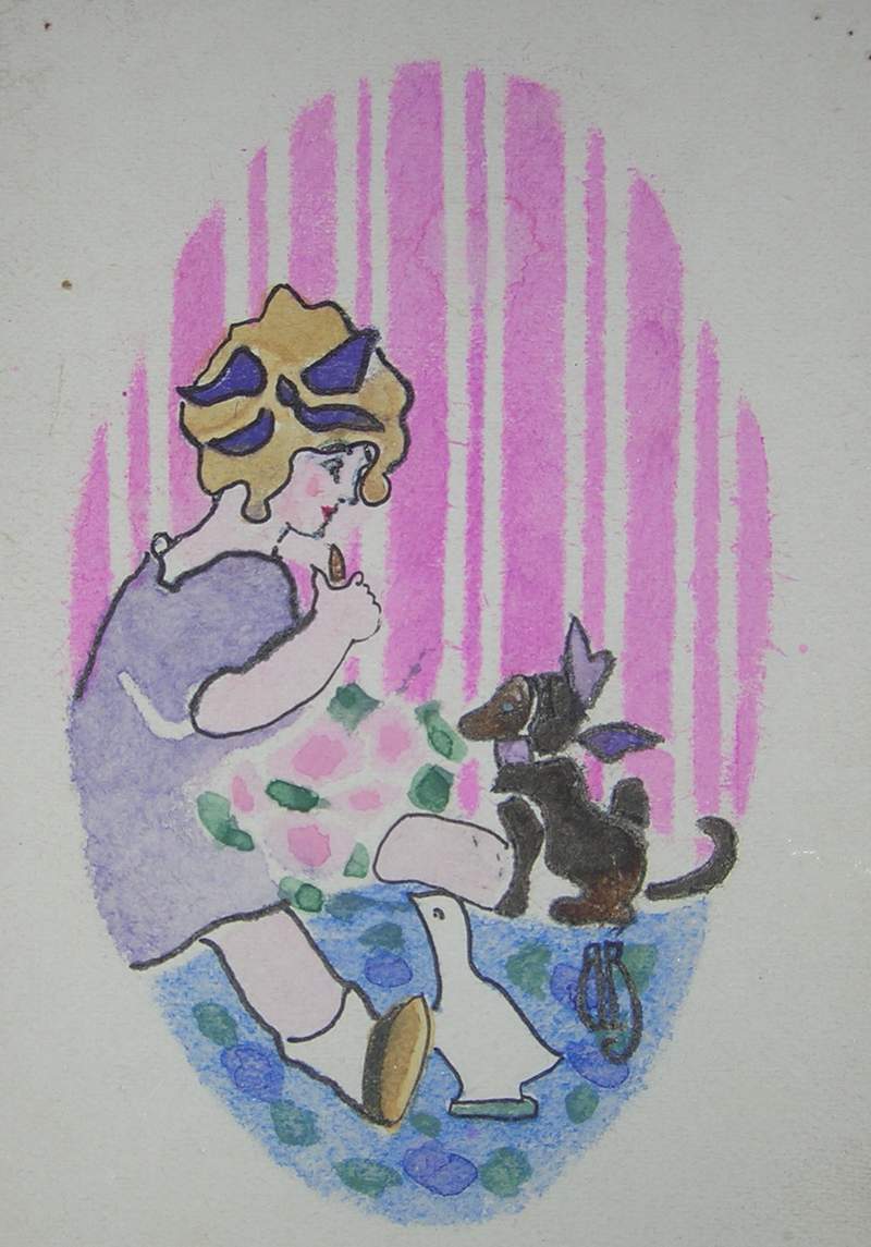 Kleine Aquarellen oder Druck