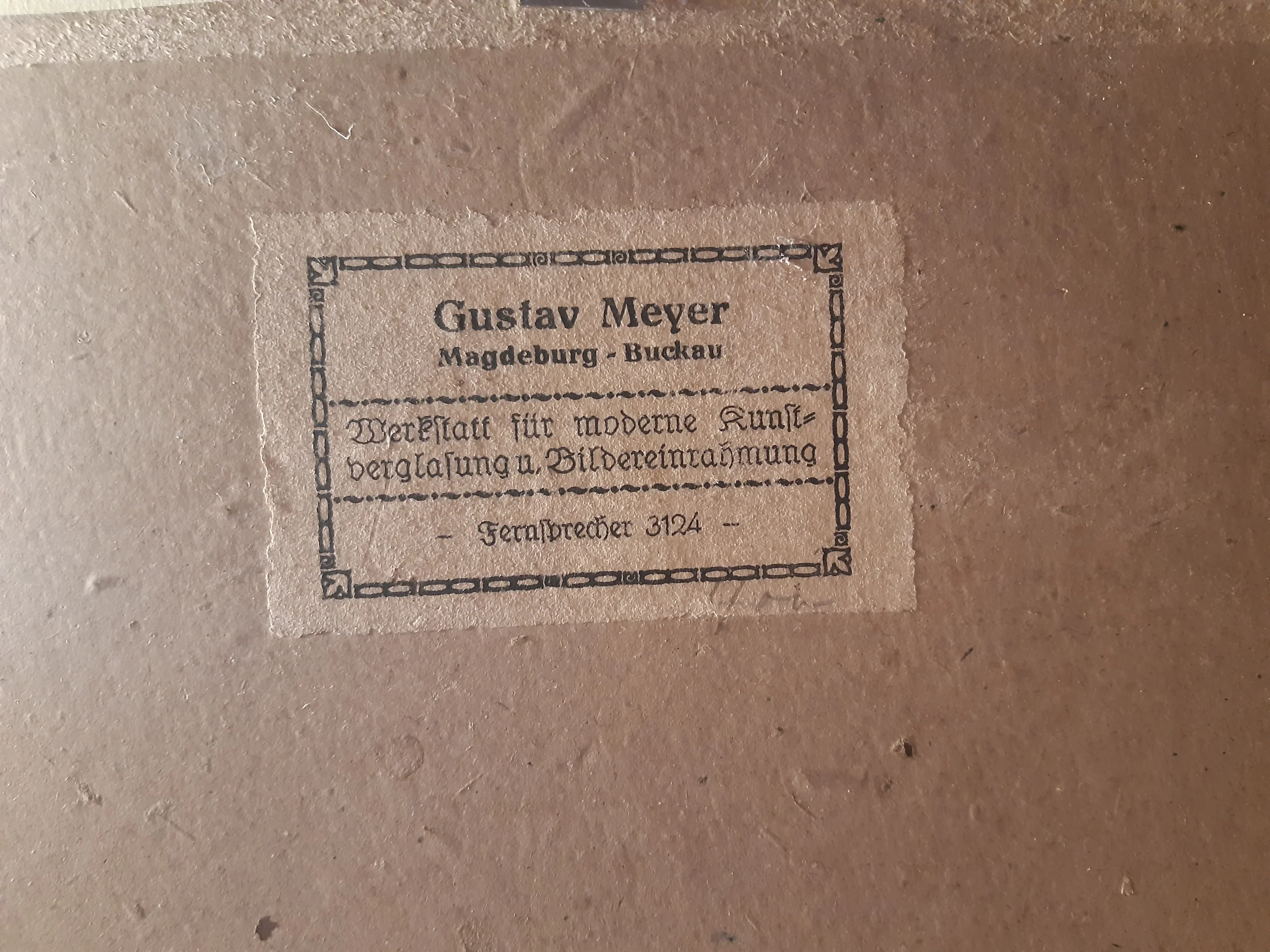 Dieser Aufkleber ist auf der Rückseite