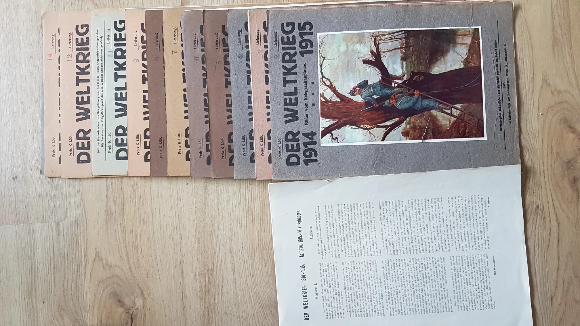 Alle Ausgaben die ich habe