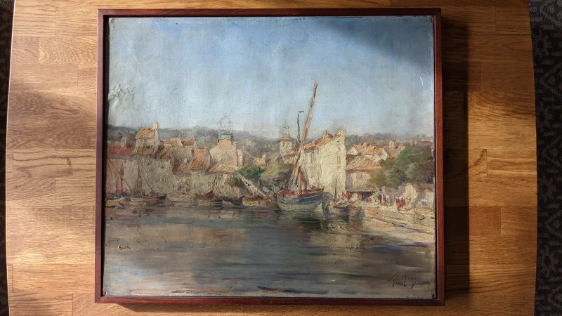 Ölgemälde von vorne